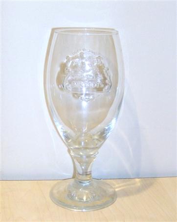 beer glass from the Stella Artois brewery in Belgium with the inscription 'Stella Artois'