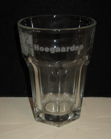 beer glass from the Hoegaarden  brewery in Belgium with the inscription 'Br.De Kluis Hoegaarden'