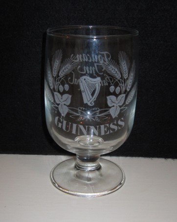 beer glass from the Guinness  brewery in Ireland with the inscription 'Guinness'