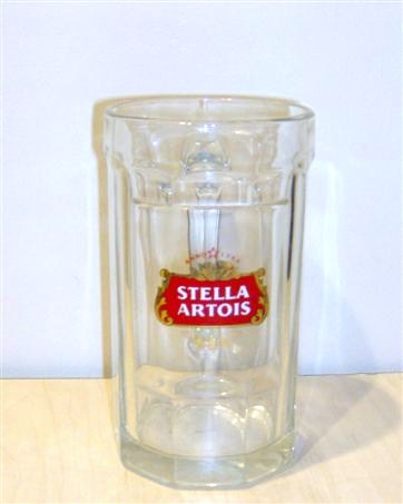 beer glass from the Stella Artois brewery in Belgium with the inscription 'Anno 1366 Stella Artois'