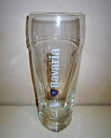 beer glass from the Bavaria brewery in Netherlands with the inscription 'Bavaria'