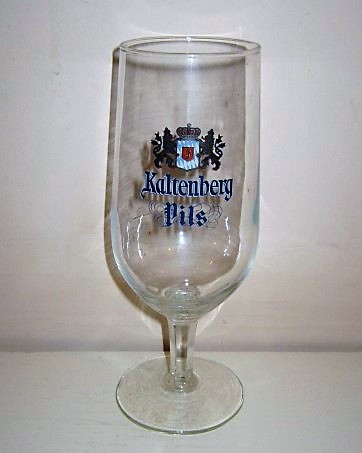 beer glass from the Kaltenberg brewery in Germany with the inscription 'Kaltenberg Pils'