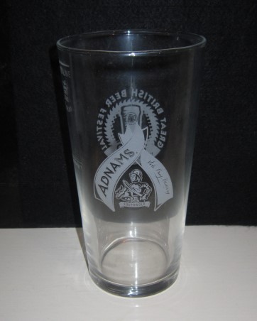 beer glass from the Adnams brewery in England with the inscription 'Adnams Southwold'