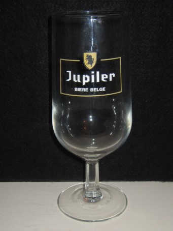 beer glass from the Piedboeuf brewery in Belgium with the inscription 'Jupiler Biere Belge'