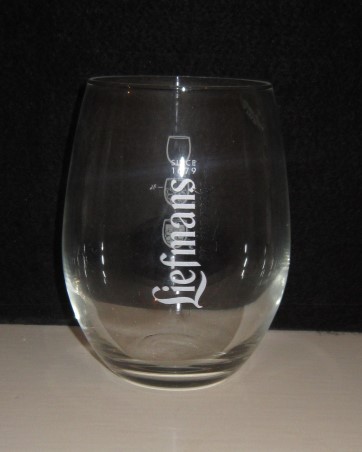 beer glass from the Liefmans brewery in Belgium with the inscription 'Since 1679, Liefmans, On The Rocks'