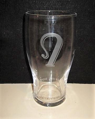 beer glass from the Shepherd Neame brewery in England with the inscription ''