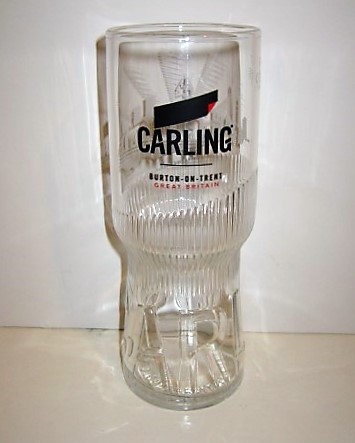 beer glass from the Carling brewery in Canada with the inscription 'Carling, Burton On Trent Great Brition'