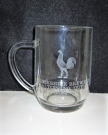 beer glass from the Courage brewery in England with the inscription 'Berkshire Brewery Topping Out May 25th 1978'