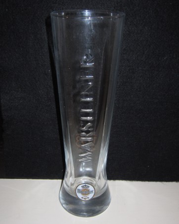 beer glass from the Warsteiner brewery in Germany with the inscription 'Warsteiner, Warsteiner 1753'