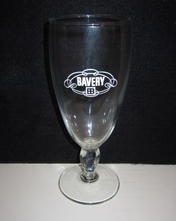 beer glass from the Bavery brewery in Belgium with the inscription 'Bavery'