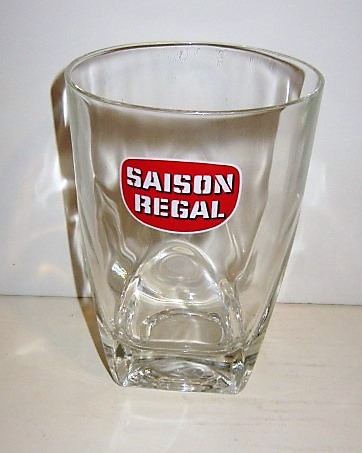 beer glass from the Dupont brewery in Belgium with the inscription 'Saison Regal'