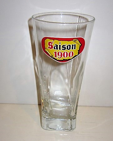 beer glass from the Dupont brewery in Belgium with the inscription 'Saison 1900'