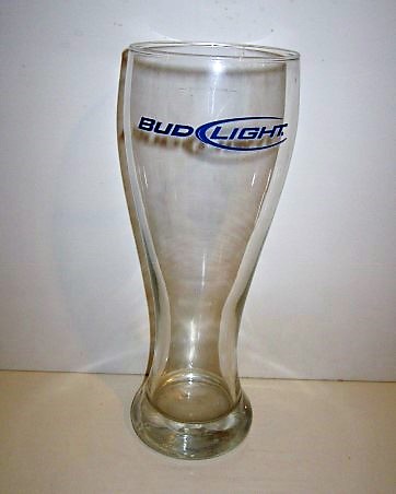 beer glass from the Anheuser Busch brewery in U.S.A. with the inscription 'Bud Light'