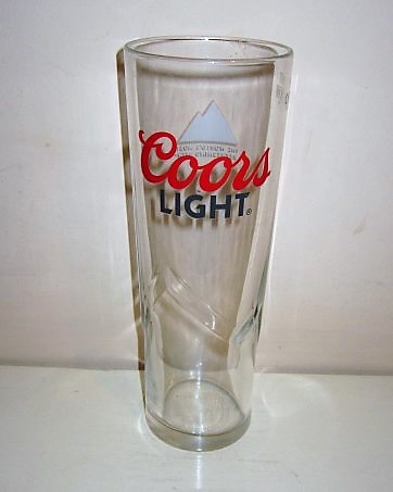 beer glass from the Coor's brewery in U.S.A. with the inscription 'Corrs Light'