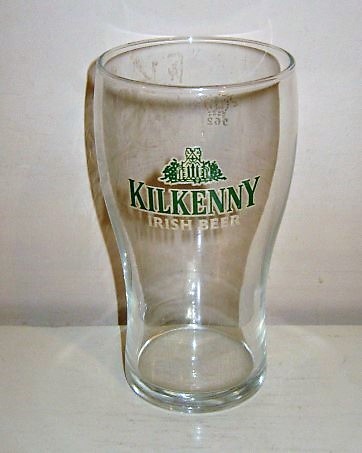 beer glass from the Smithwick brewery in Ireland with the inscription 'Kilkenny Irish Beer'