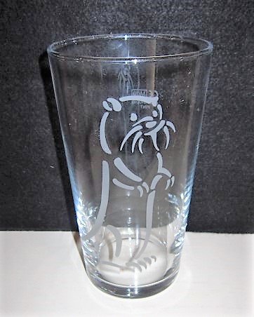 beer glass from the Otter brewery in England with the inscription 'Otter'