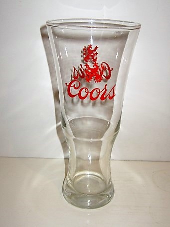 beer glass from the Molson Coors brewery in Canada with the inscription 'Coors'