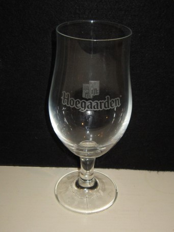 beer glass from the Hoegaarden  brewery in Belgium with the inscription ''