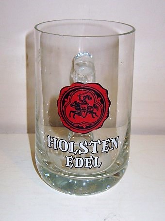 beer glass from the Holsten brewery in Germany with the inscription 'Holsten Edel'