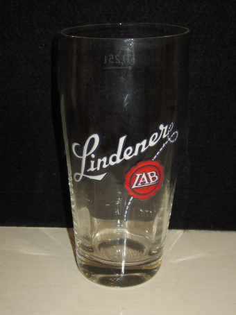 beer glass from the Gilde brewery in Germany with the inscription 'Lindener'