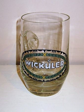 beer glass from the Dortmunder Actien brewery in Germany with the inscription 'Wickuler Pils'