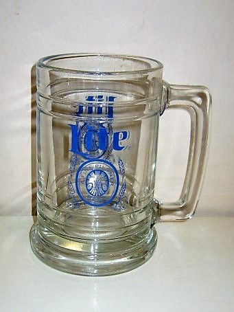 beer glass from the Miller brewery in U.S.A. with the inscription 'Lite A Fine Pilsner Beer'