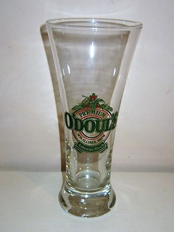 beer glass from the Anheuser Busch brewery in U.S.A. with the inscription 'Premium O'Doul's Non Alcohol Beer  Anheuser-Busch'