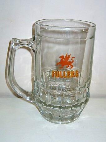 beer glass from the Fuller's brewery in England with the inscription 'Fullers'