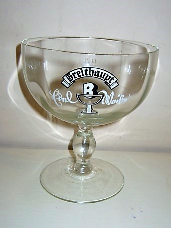 beer glass from the Breithaupt brewery in Germany with the inscription 'Breithaupt'
