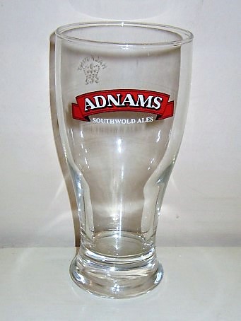 beer glass from the Adnams brewery in England with the inscription 'Adnams Southwold Ales'