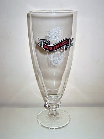 beer glass from the De Brabandere brewery in Belgium with the inscription 'Dangerousse'