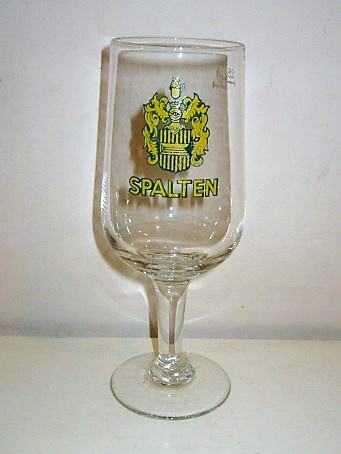 beer glass from the Stella Artois brewery in Belgium with the inscription 'Spalten'