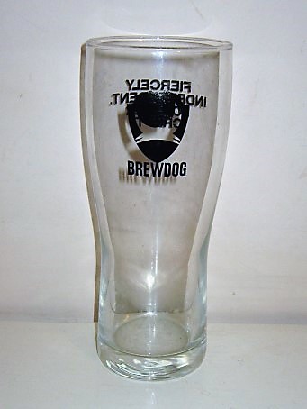 beer glass from the Brew Dog brewery in Scotland with the inscription 'Brewdog'