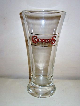 beer glass from the Coppers brewery in Australia with the inscription 'Coopers Brewery'