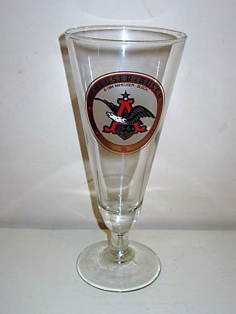 beer glass from the Anheuser Busch brewery in U.S.A. with the inscription 'Anheuser Busch 1994 Anheuser Busch'