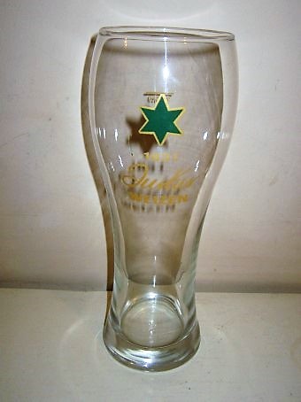 beer glass from the Pfungstdter brewery in Germany with the inscription 'Justus Wizen'
