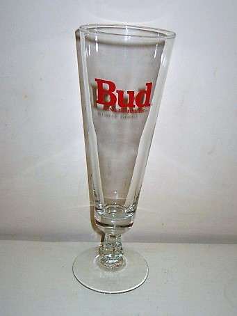 beer glass from the Anheuser Busch brewery in U.S.A. with the inscription 'Bud King Of Beers'