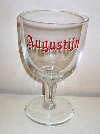 beer glass from the Van Steenberge brewery in Belgium with the inscription 'Augustijn'