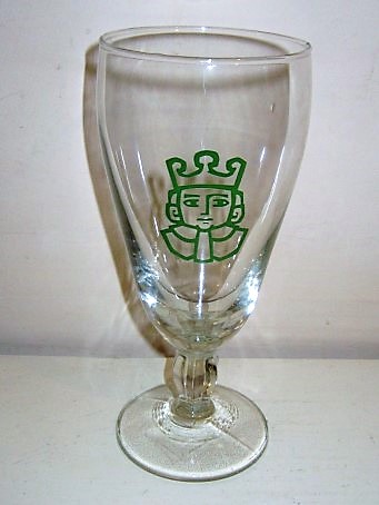 beer glass from the Greene King brewery in England with the inscription ''