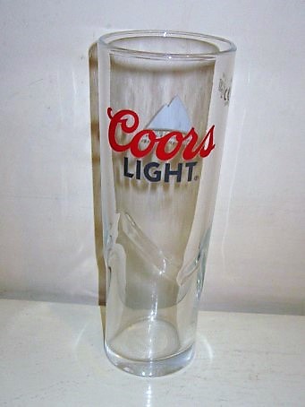 beer glass from the Coor's brewery in U.S.A. with the inscription 'Corrs Light'