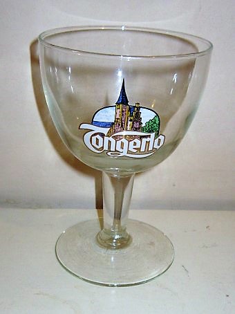 beer glass from the Tongerlo brewery in Belgium with the inscription 'Tongerlo'