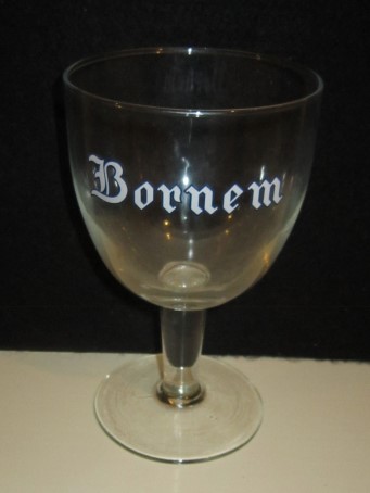 beer glass from the Van Steenberge brewery in Belgium with the inscription 'Bornem'