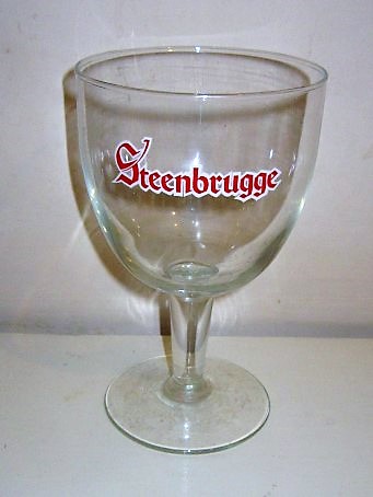 beer glass from the Palm brewery in Belgium with the inscription 'Steenbrugge'