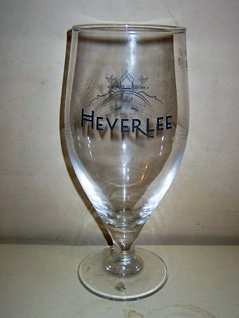 beer glass from the Martens brewery in Belgium with the inscription 'Haverlee Anno 1129'