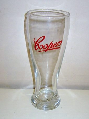 beer glass from the Coppers brewery in Australia with the inscription 'Coopers '