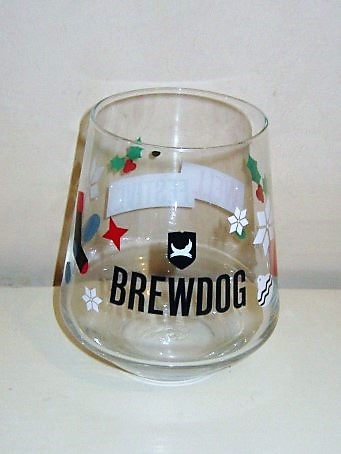 beer glass from the Brew Dog brewery in Scotland with the inscription 'Brewdog '