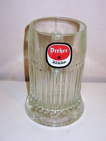 beer glass from the Heineken Italia brewery in Italy with the inscription 'Drcher Birra'