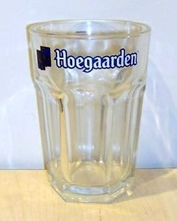 beer glass from the Hoegaarden  brewery in Belgium with the inscription 'Hoegaarden '