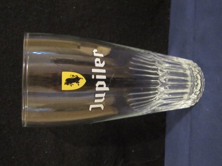 beer glass from the Piedboeuf brewery in Belgium with the inscription 'Jupiler'