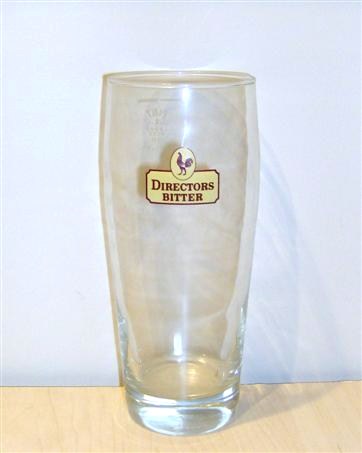 beer glass from the Courage brewery in England with the inscription 'Directors Bitter'